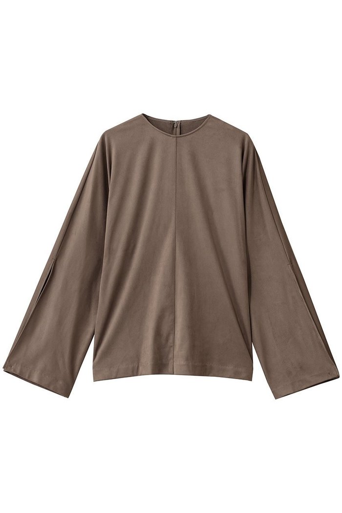 【アンクレイヴ/uncrave】のスエード ドルマントップス インテリア・キッズ・メンズ・レディースファッション・服の通販 founy(ファニー) https://founy.com/ ファッション Fashion レディースファッション Fashion for Women トップス・カットソー Cut & Sew Tops シャツ・ブラウス・オフィスカジュアル Elegant Blouses & Button-Ups イタリア Italy コーティング Coating, Coated Finish シェイプ Shape, Slim Fit スリット Slit, Slit Detail スリーブ Sleeve, Long Sleeve / Short Sleeve バランス Balance, Style Balance フレア Flare, Flared ロング Long, Long-Length |ID: prp329100004758964 ipo3291000000036244504