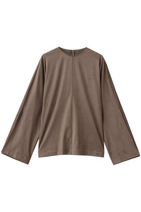 【アンクレイヴ/uncrave】 スエード ドルマントップス人気、トレンドファッション・服の通販 founy(ファニー) ファッション Fashion レディースファッション Fashion for Women トップス・カットソー Cut & Sew Tops シャツ・ブラウス・オフィスカジュアル Elegant Blouses & Button-Ups イタリア Italy コーティング Coating, Coated Finish シェイプ Shape, Slim Fit スリット Slit, Slit Detail スリーブ Sleeve, Long Sleeve / Short Sleeve バランス Balance, Style Balance フレア Flare, Flared ロング Long, Long-Length |ID:prp329100004758964