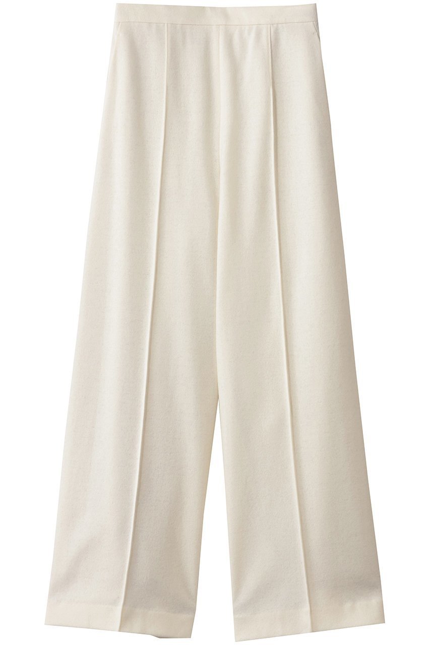 【アンクレイヴ/uncrave】のコンプレストウール ストレートパンツ インテリア・キッズ・メンズ・レディースファッション・服の通販 founy(ファニー) 　ファッション　Fashion　レディースファッション　Fashion for Women　パンツ　Pants & Trousers　カットソー　Cut and Sewn Top　ストレート　Straight, Straight Cut　センター　Center, Center Line　ワイド　Wide, Wide Fit　再入荷　Restock / Back in Stock　オフ|ID: prp329100004758966 ipo3291000000035618647