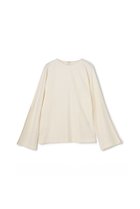 【アンクレイヴ/uncrave】のコンプレストウール ドルマントップス 人気、トレンドファッション・服の通販 founy(ファニー) ファッション Fashion レディースファッション Fashion for Women トップス・カットソー Cut & Sew Tops シャツ・ブラウス・オフィスカジュアル Elegant Blouses & Button-Ups カットソー Cut and Sewn Top シェイプ Shape, Slim Fit スリット Slit, Slit Detail スリーブ Sleeve, Long Sleeve / Short Sleeve バランス Balance, Style Balance フレア Flare, Flared ロング Long, Long-Length 新作・新入荷 New Arrivals / New In thumbnail オフ|ID: prp329100004758967 ipo3291000000034433721