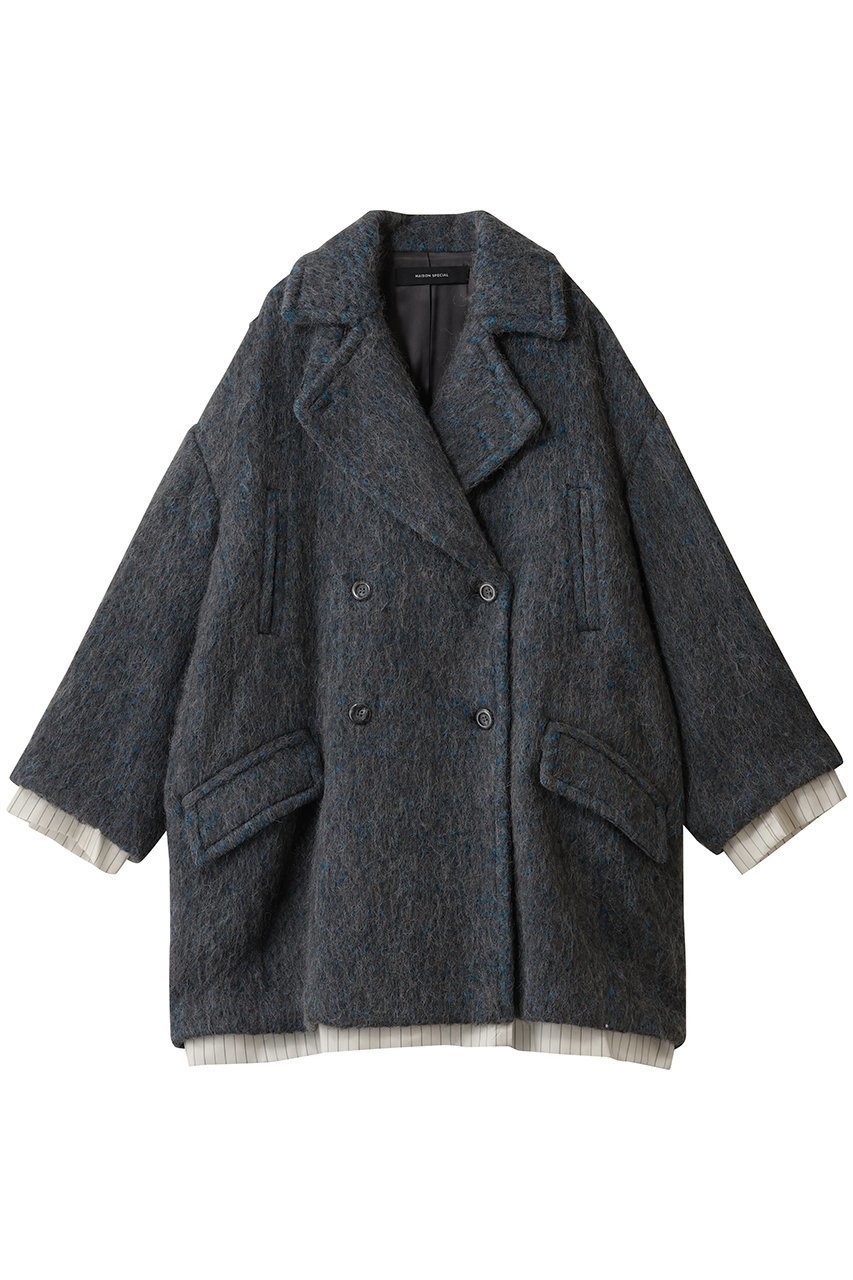 【メゾンスペシャル/MAISON SPECIAL】のMohair Shaggy Coat/モヘヤシャギーコート 人気、トレンドファッション・服の通販 founy(ファニー) 　ファッション　Fashion　レディースファッション　Fashion for Women　アウター　Coat / Outerwear Collection　コート・ロングコート・ピーコート　Long Coats, Peacoats & More　イタリア　Italy　キュプラ　Cupro, Eco Fabric　ダブル　Double, Double-Breasted　バランス　Balance, Style Balance　ベビー　Baby, Babywear　ミドル　Middle Length, Mid Height　ロング　Long, Long-Length　 other-1|ID: prp329100004758971 ipo3291000000035618656