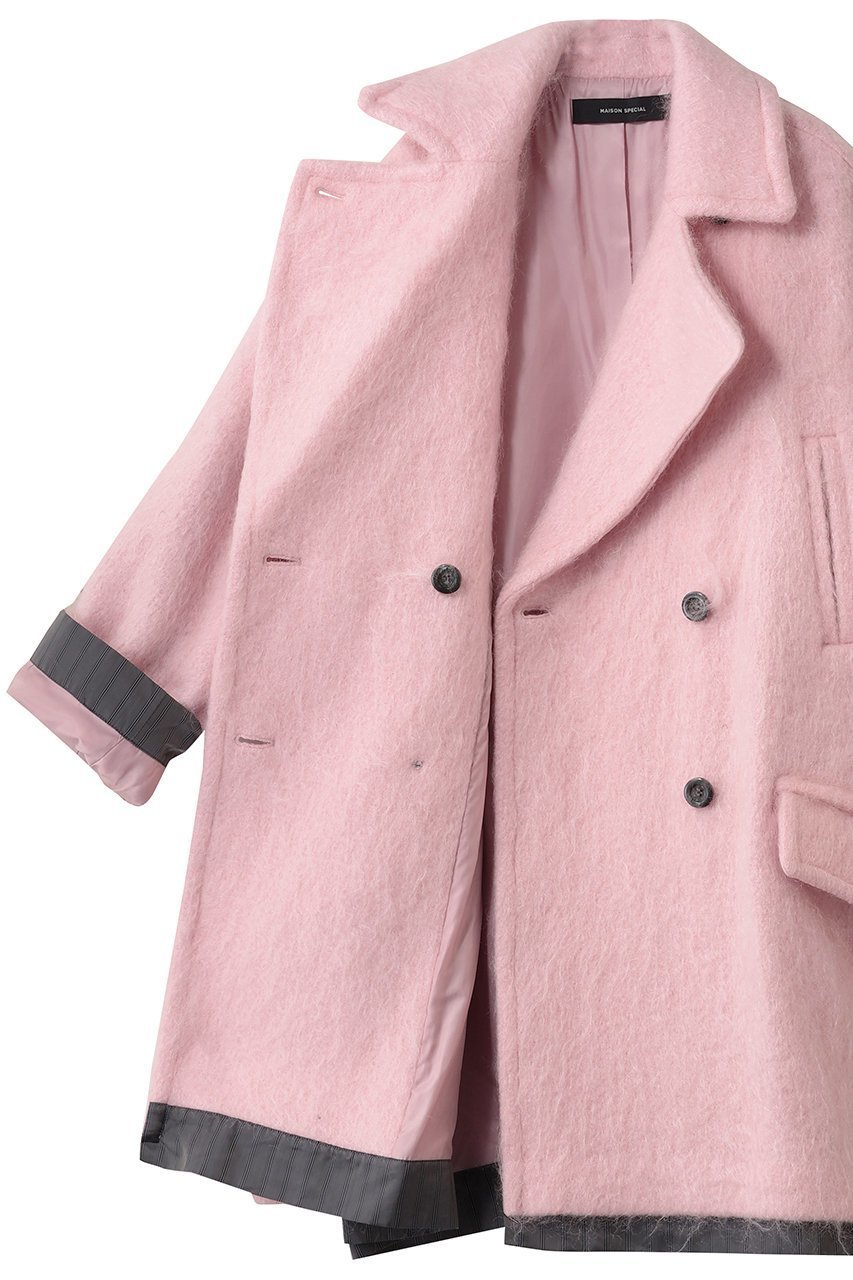 【メゾンスペシャル/MAISON SPECIAL】のMohair Shaggy Coat/モヘヤシャギーコート 人気、トレンドファッション・服の通販 founy(ファニー) 　ファッション　Fashion　レディースファッション　Fashion for Women　アウター　Coat / Outerwear Collection　コート・ロングコート・ピーコート　Long Coats, Peacoats & More　イタリア　Italy　キュプラ　Cupro, Eco Fabric　ダブル　Double, Double-Breasted　バランス　Balance, Style Balance　ベビー　Baby, Babywear　ミドル　Middle Length, Mid Height　ロング　Long, Long-Length　other-6|ID: prp329100004758971 ipo3291000000035618666