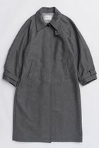 【メゾンスペシャル/MAISON SPECIAL】のClear Melton Balmacaan Coat/クリアメルトンステンカラーコート GRY(グレー)|ID: prp329100004758972 ipo3291000000034433758