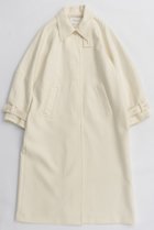 【メゾンスペシャル/MAISON SPECIAL】のClear Melton Balmacaan Coat/クリアメルトンステンカラーコート WHT(ホワイト)|ID: prp329100004758972 ipo3291000000034433760