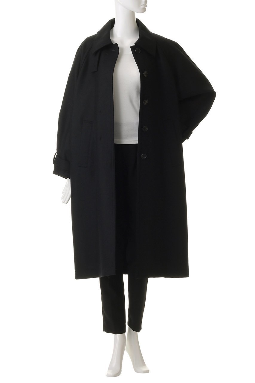 【メゾンスペシャル/MAISON SPECIAL】のClear Melton Balmacaan Coat/クリアメルトンステンカラーコート 人気、トレンドファッション・服の通販 founy(ファニー) 　ファッション　Fashion　レディースファッション　Fashion for Women　アウター　Coat / Outerwear Collection　コート・ロングコート・ピーコート　Long Coats, Peacoats & More　スニーカー　Sneakers, Trainers　ドレス　Dress, One-Piece　バランス　Balance, Style Balance　フロント　Front, Front Design　リラックス　Relax, Relaxed Fit　ロング　Long, Long-Length　other-8|ID: prp329100004758972 ipo3291000000036169030