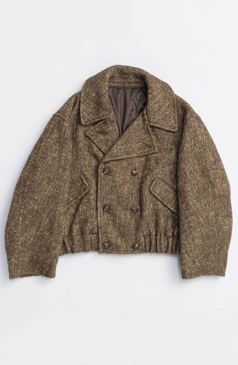 【メゾンスペシャル/MAISON SPECIAL】のTrench Blouson/トレンチブルゾン インテリア・キッズ・メンズ・レディースファッション・服の通販 founy(ファニー) 　ファッション　Fashion　レディースファッション　Fashion for Women　アウター　Coat / Outerwear Collection　レディースジャケット・軽アウター　Jackets　ブルゾンジャケット・スポーティアウター　Blouson Jackets　クラシカル　Classical, Vintage-Inspired　ショート　Short, Short Length　ジャケット　Jacket, Outerwear　スリーブ　Sleeve, Long Sleeve / Short Sleeve　トレンチ　Trench, Trench Coat　ブルゾン　Blouson, Bomber Jacket　防寒　Cold Protection, Winter-Ready　ループ　Loop, Loop Knit　冬　Winter / This Winter　新作・新入荷　New Arrivals / New In　BRN(ブラウン)|ID: prp329100004758973 ipo3291000000034433764