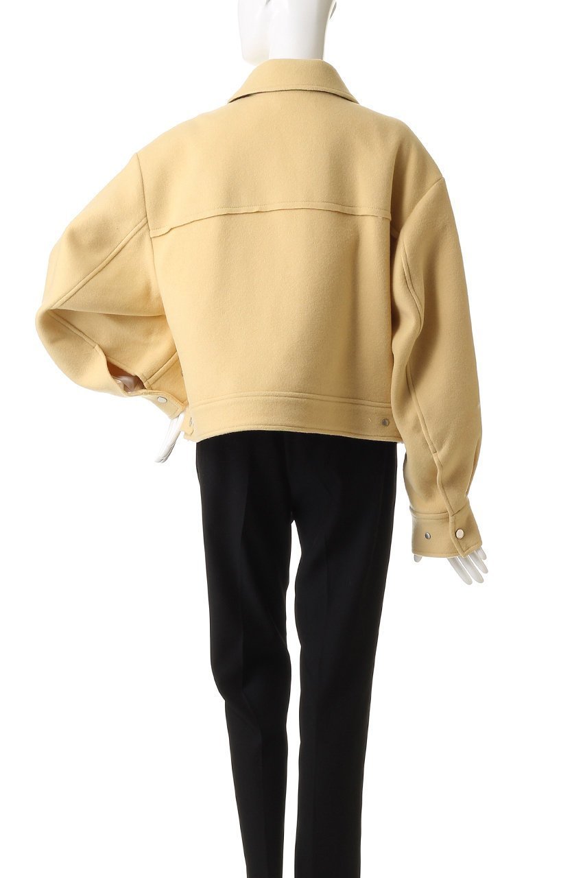 【メゾンスペシャル/MAISON SPECIAL】のSoutien Collar Blouson/ステンカラーブルゾン 人気、トレンドファッション・服の通販 founy(ファニー) ファッション Fashion レディースファッション Fashion for Women アウター Coat / Outerwear Collection レディースジャケット・軽アウター Jackets ブルゾンジャケット・スポーティアウター Blouson Jackets イエロー Yellow コンパクト Compact, Small Size 軽量 Lightweight, Ultra Light ショート Short, Short Length シンプル Simple, Minimal ジャケット Jacket, Outerwear スリーブ Sleeve, Long Sleeve / Short Sleeve ブルゾン Blouson, Bomber Jacket ベーシック Basic, Essential メルトン Melton, Heavy Wool other-5|ID: prp329100004758975 ipo3291000000034463424