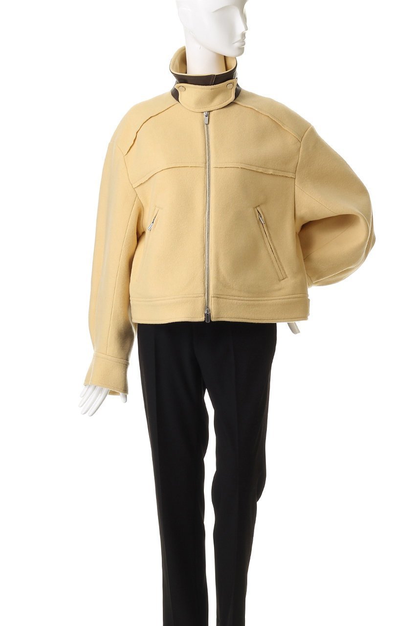 【メゾンスペシャル/MAISON SPECIAL】のSoutien Collar Blouson/ステンカラーブルゾン 人気、トレンドファッション・服の通販 founy(ファニー) ファッション Fashion レディースファッション Fashion for Women アウター Coat / Outerwear Collection レディースジャケット・軽アウター Jackets ブルゾンジャケット・スポーティアウター Blouson Jackets イエロー Yellow コンパクト Compact, Small Size 軽量 Lightweight, Ultra Light ショート Short, Short Length シンプル Simple, Minimal ジャケット Jacket, Outerwear スリーブ Sleeve, Long Sleeve / Short Sleeve ブルゾン Blouson, Bomber Jacket ベーシック Basic, Essential メルトン Melton, Heavy Wool other-8|ID: prp329100004758975 ipo3291000000034463427