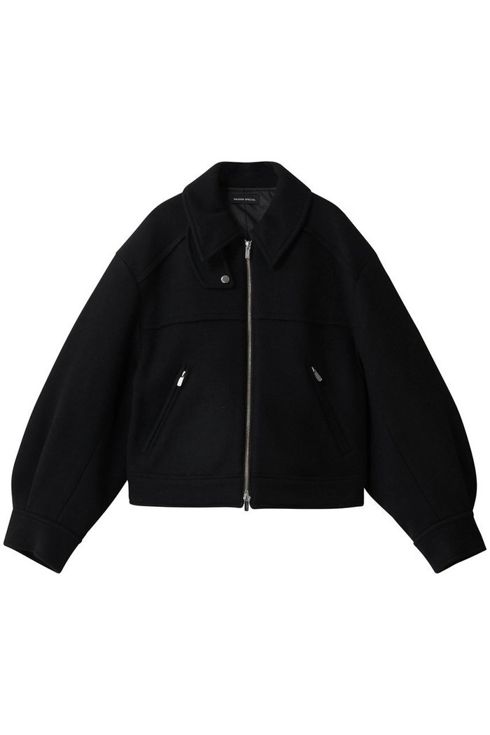 【メゾンスペシャル/MAISON SPECIAL】のSoutien Collar Blouson/ステンカラーブルゾン インテリア・キッズ・メンズ・レディースファッション・服の通販 founy(ファニー) https://founy.com/ ファッション Fashion レディースファッション Fashion for Women アウター Coat / Outerwear Collection レディースジャケット・軽アウター Jackets ブルゾンジャケット・スポーティアウター Blouson Jackets イエロー Yellow コンパクト Compact, Small Size 軽量 Lightweight, Ultra Light ショート Short, Short Length シンプル Simple, Minimal ジャケット Jacket, Outerwear スリーブ Sleeve, Long Sleeve / Short Sleeve ブルゾン Blouson, Bomber Jacket ベーシック Basic, Essential メルトン Melton, Heavy Wool |ID: prp329100004758975 ipo3291000000036890843