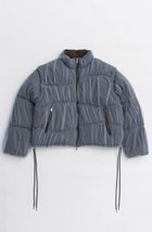 【メゾンスペシャル/MAISON SPECIAL】のWave Shirring Tulle Puffer Jacket/ウェーブシャーリングチュールパッファージャケット BRN(ブラウン)|ID: prp329100004758977 ipo3291000000034433803