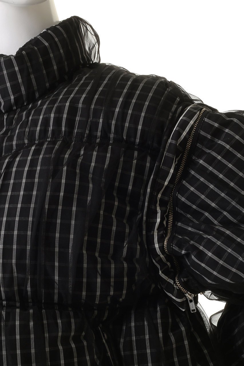 【メゾンスペシャル/MAISON SPECIAL】のWave Shirring Tulle Puffer Jacket/ウェーブシャーリングチュールパッファージャケット 人気、トレンドファッション・服の通販 founy(ファニー) ファッション Fashion レディースファッション Fashion for Women アウター Coat / Outerwear Collection レディースジャケット・軽アウター Jackets ブルゾンジャケット・スポーティアウター Blouson Jackets ジャケット Jacket, Outerwear チェック Check, Plaid, Tartan チュール Tulip, Tulip Motif ブルゾン Blouson, Bomber Jacket ベスト Vest, Waistcoat 無地 Plain, Solid Color other-6|ID: prp329100004758977 ipo3291000000034664287