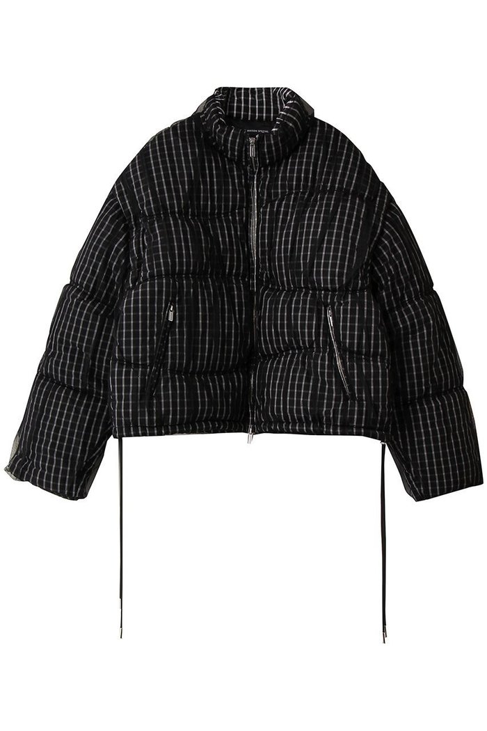 【メゾンスペシャル/MAISON SPECIAL】のWave Shirring Tulle Puffer Jacket/ウェーブシャーリングチュールパッファージャケット インテリア・キッズ・メンズ・レディースファッション・服の通販 founy(ファニー) https://founy.com/ ファッション Fashion レディースファッション Fashion for Women アウター Coat / Outerwear Collection レディースジャケット・軽アウター Jackets ブルゾンジャケット・スポーティアウター Blouson Jackets ジャケット Jacket, Outerwear チェック Check, Plaid, Tartan チュール Tulip, Tulip Motif ブルゾン Blouson, Bomber Jacket ベスト Vest, Waistcoat 無地 Plain, Solid Color |ID: prp329100004758977 ipo3291000000035872307