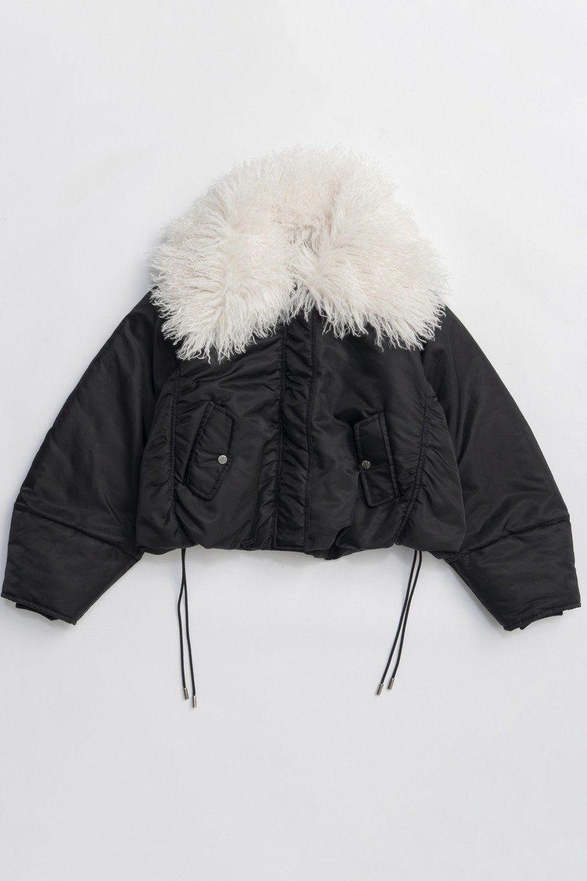 【メゾンスペシャル/MAISON SPECIAL】のFur Collar Padded Blouson/中綿ブルゾン インテリア・キッズ・メンズ・レディースファッション・服の通販 founy(ファニー)  ファッション Fashion レディースファッション Fashion for Women アウター Coat / Outerwear Collection レディースジャケット・軽アウター Jackets ブルゾンジャケット・スポーティアウター Blouson Jackets ショート Short, Short Length ジャケット Jacket, Outerwear バルーン Balloon, Balloon Silhouette ブルゾン Blouson, Bomber Jacket 冬 Winter / This Winter 新作・新入荷 New Arrivals / New In BLK(ブラック)|ID: prp329100004758978 ipo3291000000034433811