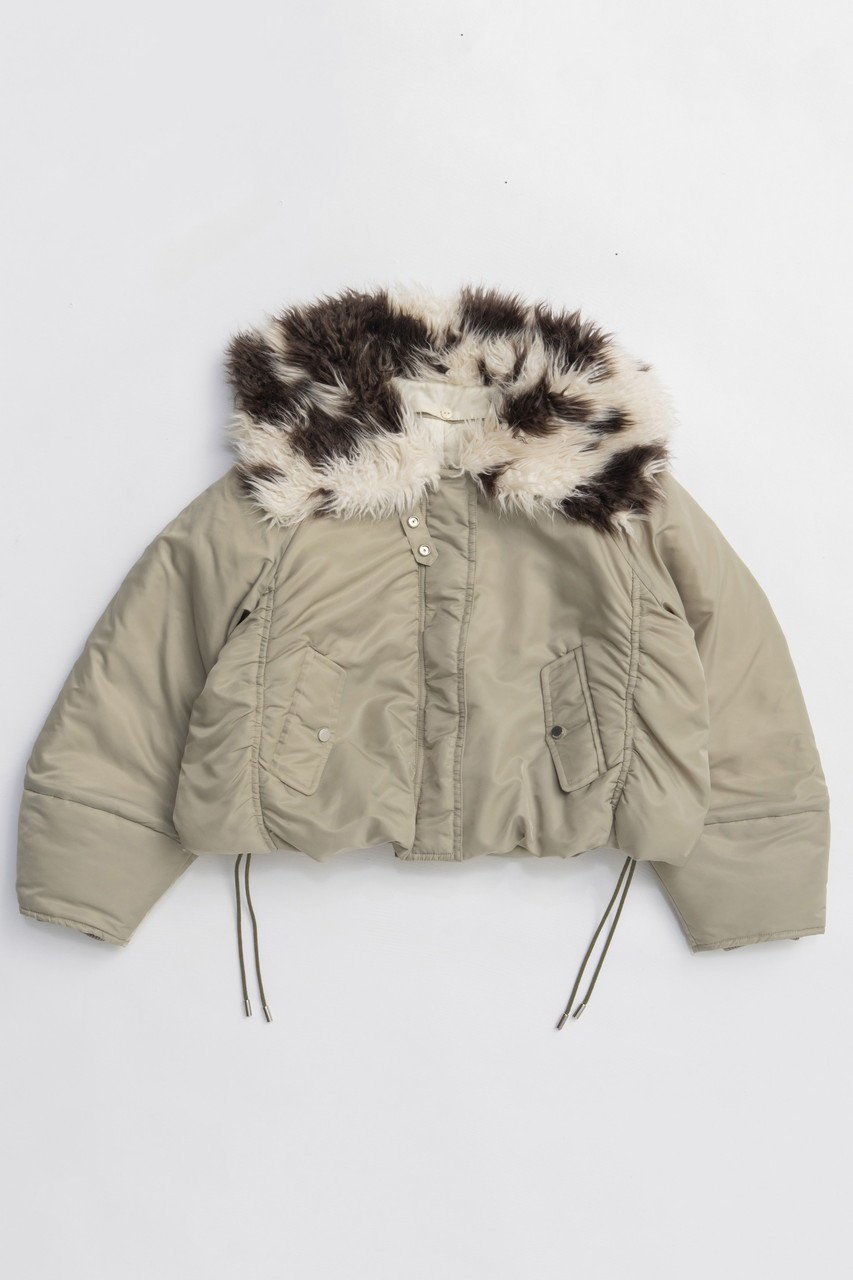 【メゾンスペシャル/MAISON SPECIAL】のFur Collar Padded Blouson/中綿ブルゾン インテリア・キッズ・メンズ・レディースファッション・服の通販 founy(ファニー)  ファッション Fashion レディースファッション Fashion for Women アウター Coat / Outerwear Collection レディースジャケット・軽アウター Jackets ブルゾンジャケット・スポーティアウター Blouson Jackets ショート Short, Short Length ジャケット Jacket, Outerwear バルーン Balloon, Balloon Silhouette ブルゾン Blouson, Bomber Jacket 冬 Winter / This Winter 新作・新入荷 New Arrivals / New In KHK(カーキ)|ID: prp329100004758978 ipo3291000000034433812