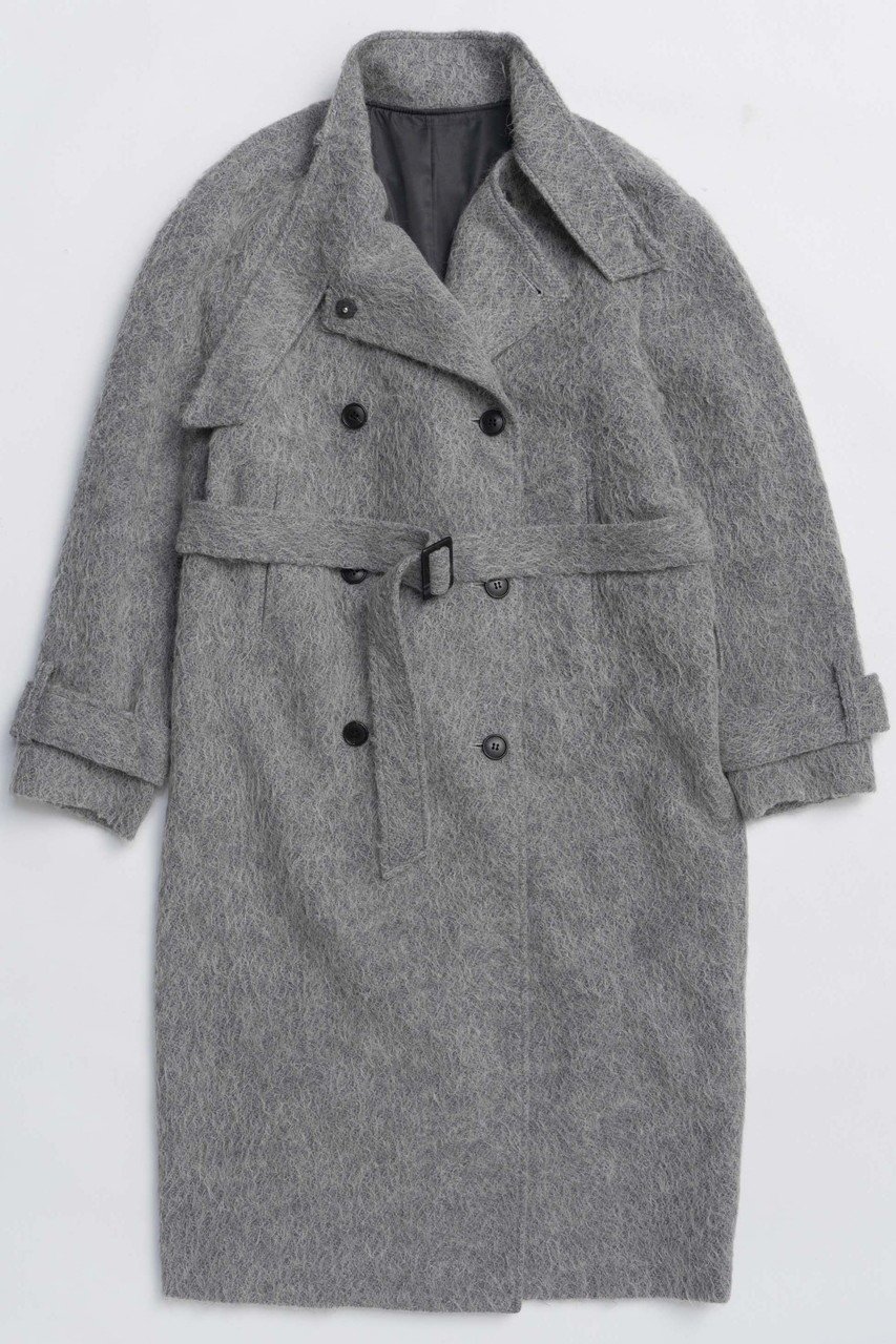 【メゾンスペシャル/MAISON SPECIAL】のRibbon Collar Shaggy Long Coat/リボンカラーシャギーロングコート インテリア・キッズ・メンズ・レディースファッション・服の通販 founy(ファニー)  ファッション Fashion レディースファッション Fashion for Women アウター Coat / Outerwear Collection コート・ロングコート・ピーコート Long Coats, Peacoats & More エレガント 上品 Elegant スタンド Stand Collar, Upright Stand トレンド Trend, Trending Now リボン Ribbon, Bow ループ Loop, Loop Knit ロング Long, Long-Length 新作・新入荷 New Arrivals / New In L.GRY(ライトグレー)|ID: prp329100004758980 ipo3291000000034433838