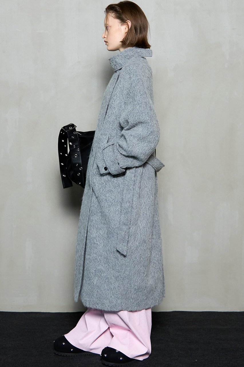 【メゾンスペシャル/MAISON SPECIAL】のRibbon Collar Shaggy Long Coat/リボンカラーシャギーロングコート 人気、トレンドファッション・服の通販 founy(ファニー)  ファッション Fashion レディースファッション Fashion for Women アウター Coat / Outerwear Collection コート・ロングコート・ピーコート Long Coats, Peacoats & More エレガント 上品 Elegant スタンド Stand Collar, Upright Stand トレンド Trend, Trending Now リボン Ribbon, Bow ループ Loop, Loop Knit ロング Long, Long-Length 新作・新入荷 New Arrivals / New In other-3|ID: prp329100004758980 ipo3291000000034433841