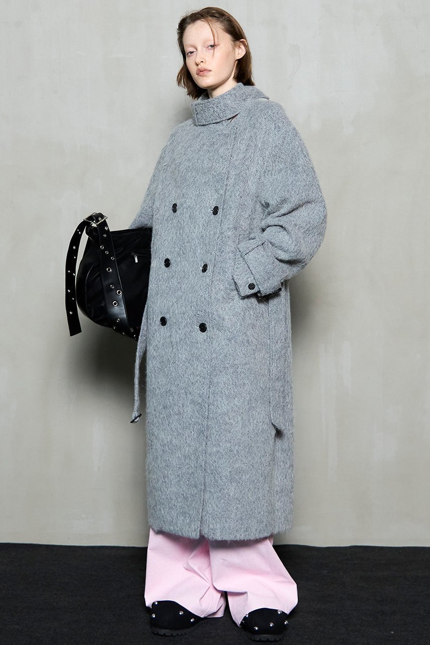 【メゾンスペシャル/MAISON SPECIAL】のRibbon Collar Shaggy Long Coat/リボンカラーシャギーロングコート 人気、トレンドファッション・服の通販 founy(ファニー)  ファッション Fashion レディースファッション Fashion for Women アウター Coat / Outerwear Collection コート・ロングコート・ピーコート Long Coats, Peacoats & More エレガント 上品 Elegant スタンド Stand Collar, Upright Stand トレンド Trend, Trending Now リボン Ribbon, Bow ループ Loop, Loop Knit ロング Long, Long-Length 新作・新入荷 New Arrivals / New In other-5|ID: prp329100004758980 ipo3291000000034433845