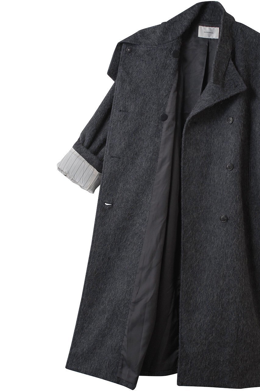 【メゾンスペシャル/MAISON SPECIAL】のRibbon Collar Shaggy Long Coat/リボンカラーシャギーロングコート 人気、トレンドファッション・服の通販 founy(ファニー) ファッション Fashion レディースファッション Fashion for Women アウター Coat / Outerwear Collection コート・ロングコート・ピーコート Long Coats, Peacoats & More エレガント 上品 Elegant スタンド Stand Collar, Upright Stand トレンド Trend, Trending Now リボン Ribbon, Bow ループ Loop, Loop Knit ロング Long, Long-Length other-6|ID: prp329100004758980 ipo3291000000034745192