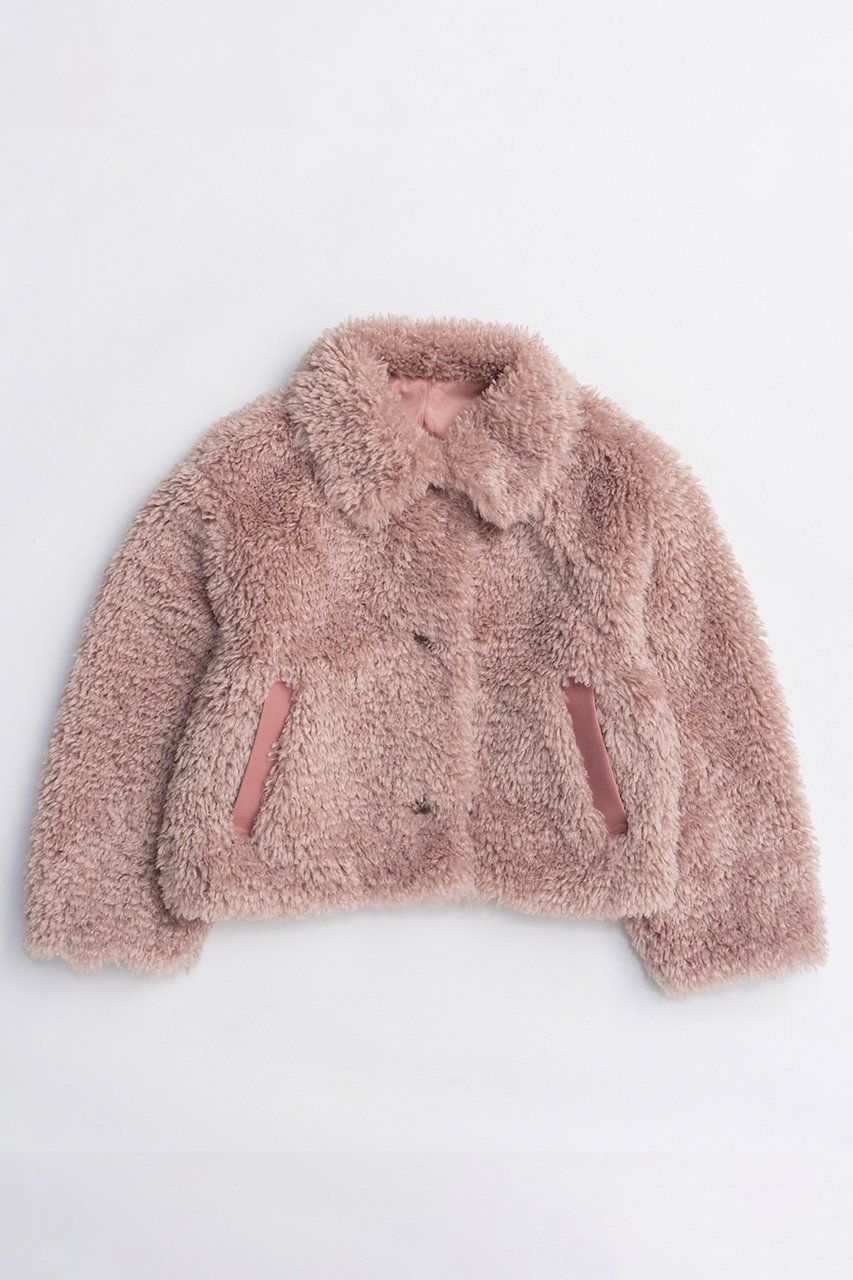 【メゾンスペシャル/MAISON SPECIAL】のPink Faux Fur Coat/ピンクフェイクファーコート インテリア・キッズ・メンズ・レディースファッション・服の通販 founy(ファニー) 　ファッション　Fashion　レディースファッション　Fashion for Women　アウター　Coat / Outerwear Collection　コート・ロングコート・ピーコート　Long Coats, Peacoats & More　アニマル　Animal Print　インナー　Innerwear　シンプル　Simple, Minimal　フェイクレザー　Faux Leather, PU Leather　ポケット　Pocket, Pocket Detail　ロング　Long, Long-Length　新作・新入荷　New Arrivals / New In　PNK(ピンク)|ID: prp329100004758981 ipo3291000000034433848