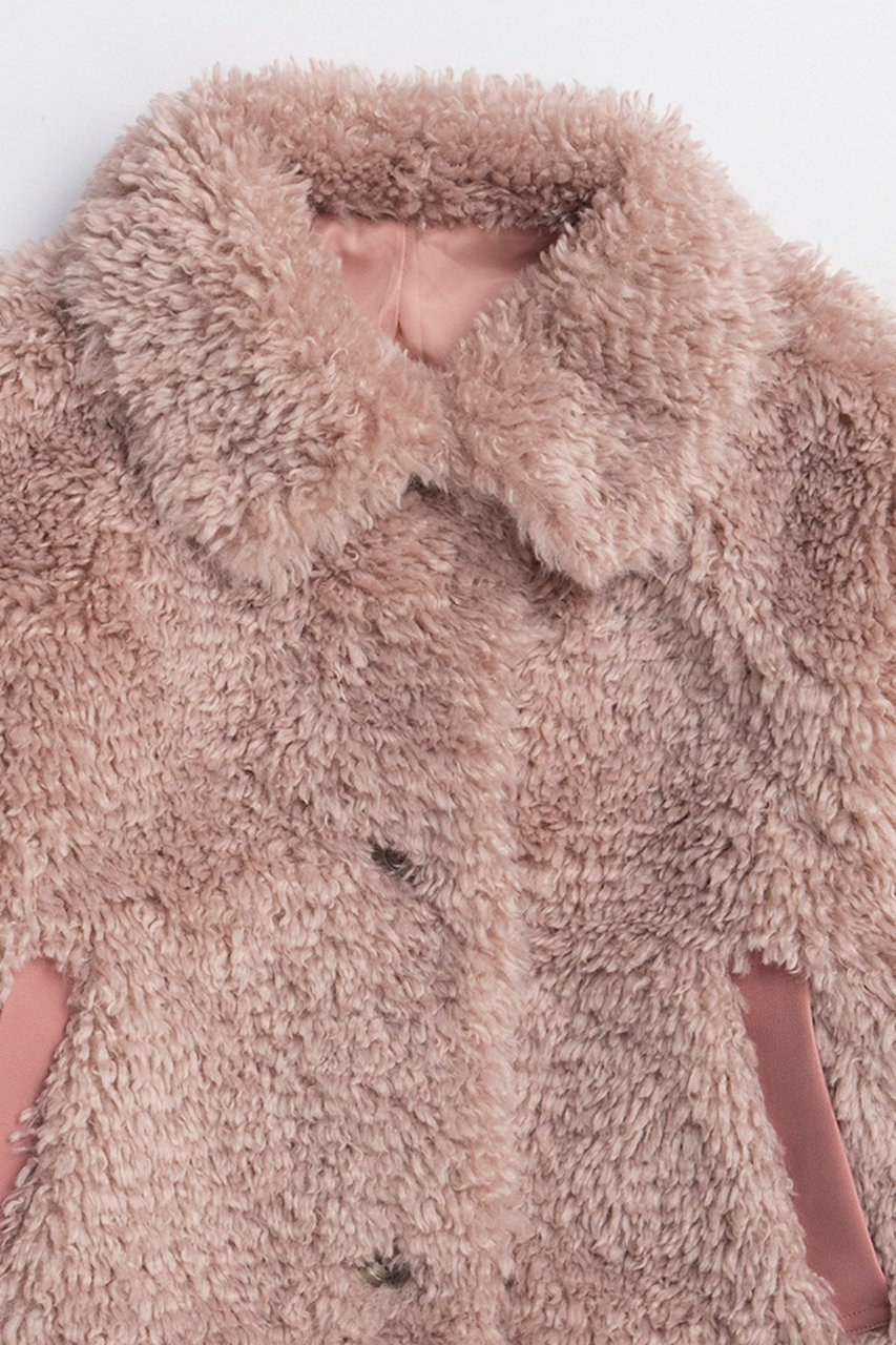 【メゾンスペシャル/MAISON SPECIAL】のPink Faux Fur Coat/ピンクフェイクファーコート 人気、トレンドファッション・服の通販 founy(ファニー) 　ファッション　Fashion　レディースファッション　Fashion for Women　アウター　Coat / Outerwear Collection　コート・ロングコート・ピーコート　Long Coats, Peacoats & More　アニマル　Animal Print　インナー　Innerwear　シンプル　Simple, Minimal　フェイクレザー　Faux Leather, PU Leather　ポケット　Pocket, Pocket Detail　ロング　Long, Long-Length　新作・新入荷　New Arrivals / New In　other-2|ID: prp329100004758981 ipo3291000000034433849