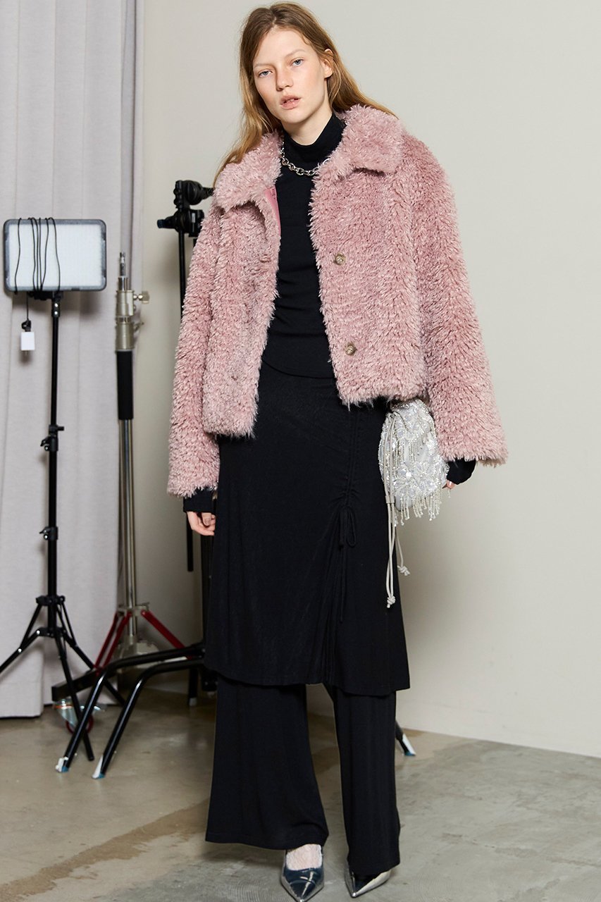 【メゾンスペシャル/MAISON SPECIAL】のPink Faux Fur Coat/ピンクフェイクファーコート 人気、トレンドファッション・服の通販 founy(ファニー) 　ファッション　Fashion　レディースファッション　Fashion for Women　アウター　Coat / Outerwear Collection　コート・ロングコート・ピーコート　Long Coats, Peacoats & More　アニマル　Animal Print　インナー　Innerwear　シンプル　Simple, Minimal　フェイクレザー　Faux Leather, PU Leather　ポケット　Pocket, Pocket Detail　ロング　Long, Long-Length　新作・新入荷　New Arrivals / New In　other-7|ID: prp329100004758981 ipo3291000000034433858