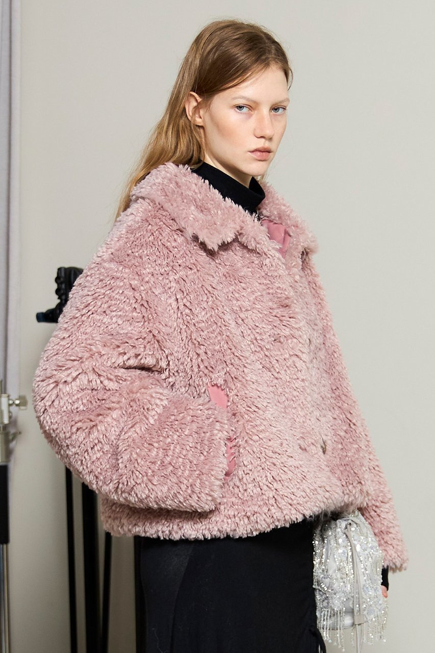 【メゾンスペシャル/MAISON SPECIAL】のPink Faux Fur Coat/ピンクフェイクファーコート 人気、トレンドファッション・服の通販 founy(ファニー) 　ファッション　Fashion　レディースファッション　Fashion for Women　アウター　Coat / Outerwear Collection　コート・ロングコート・ピーコート　Long Coats, Peacoats & More　アニマル　Animal Print　インナー　Innerwear　シンプル　Simple, Minimal　フェイクレザー　Faux Leather, PU Leather　ポケット　Pocket, Pocket Detail　ロング　Long, Long-Length　新作・新入荷　New Arrivals / New In　other-8|ID: prp329100004758981 ipo3291000000034433859