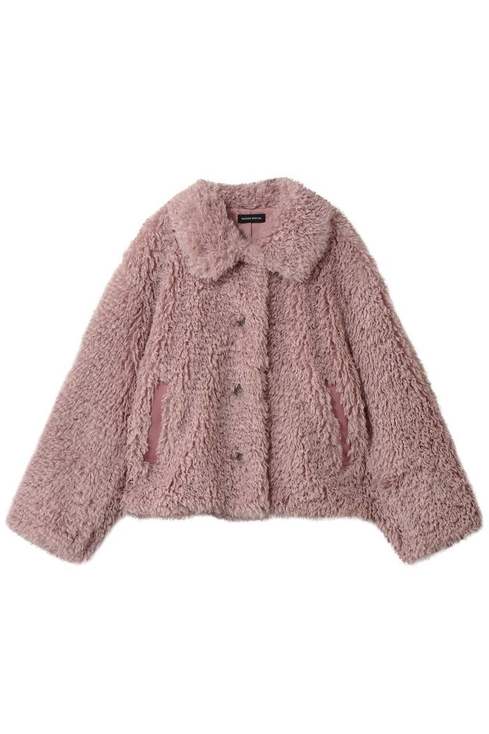 【メゾンスペシャル/MAISON SPECIAL】のPink Faux Fur Coat/ピンクフェイクファーコート インテリア・キッズ・メンズ・レディースファッション・服の通販 founy(ファニー) https://founy.com/ ファッション Fashion レディースファッション Fashion for Women アウター Coat / Outerwear Collection コート・ロングコート・ピーコート Long Coats, Peacoats & More アニマル Animal Print インナー Innerwear シンプル Simple, Minimal フェイクレザー Faux Leather, PU Leather ポケット Pocket, Pocket Detail ロング Long, Long-Length |ID: prp329100004758981 ipo3291000000036108551