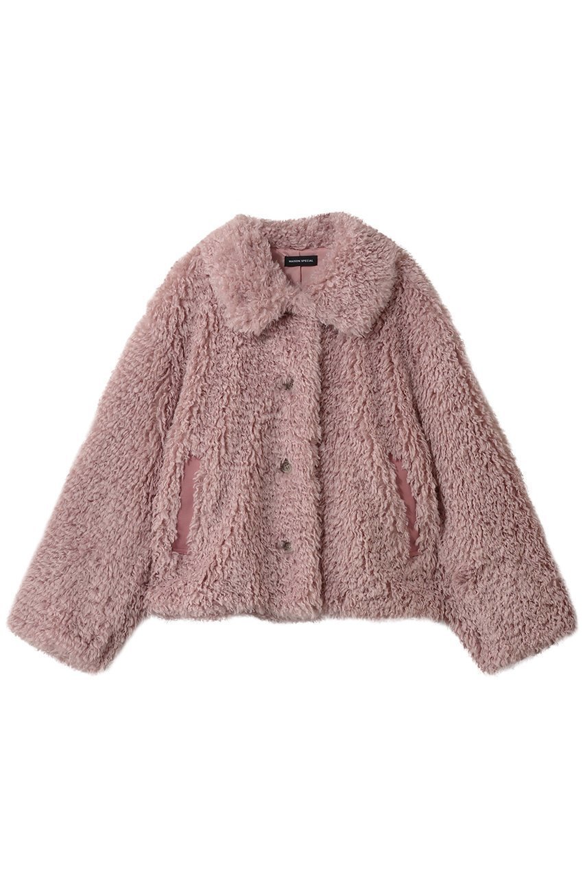 【メゾンスペシャル/MAISON SPECIAL】のPink Faux Fur Coat/ピンクフェイクファーコート 人気、トレンドファッション・服の通販 founy(ファニー) 　ファッション　Fashion　レディースファッション　Fashion for Women　アウター　Coat / Outerwear Collection　コート・ロングコート・ピーコート　Long Coats, Peacoats & More　アニマル　Animal Print　インナー　Innerwear　シンプル　Simple, Minimal　フェイクレザー　Faux Leather, PU Leather　ポケット　Pocket, Pocket Detail　ロング　Long, Long-Length　 other-1|ID: prp329100004758981 ipo3291000000036108551
