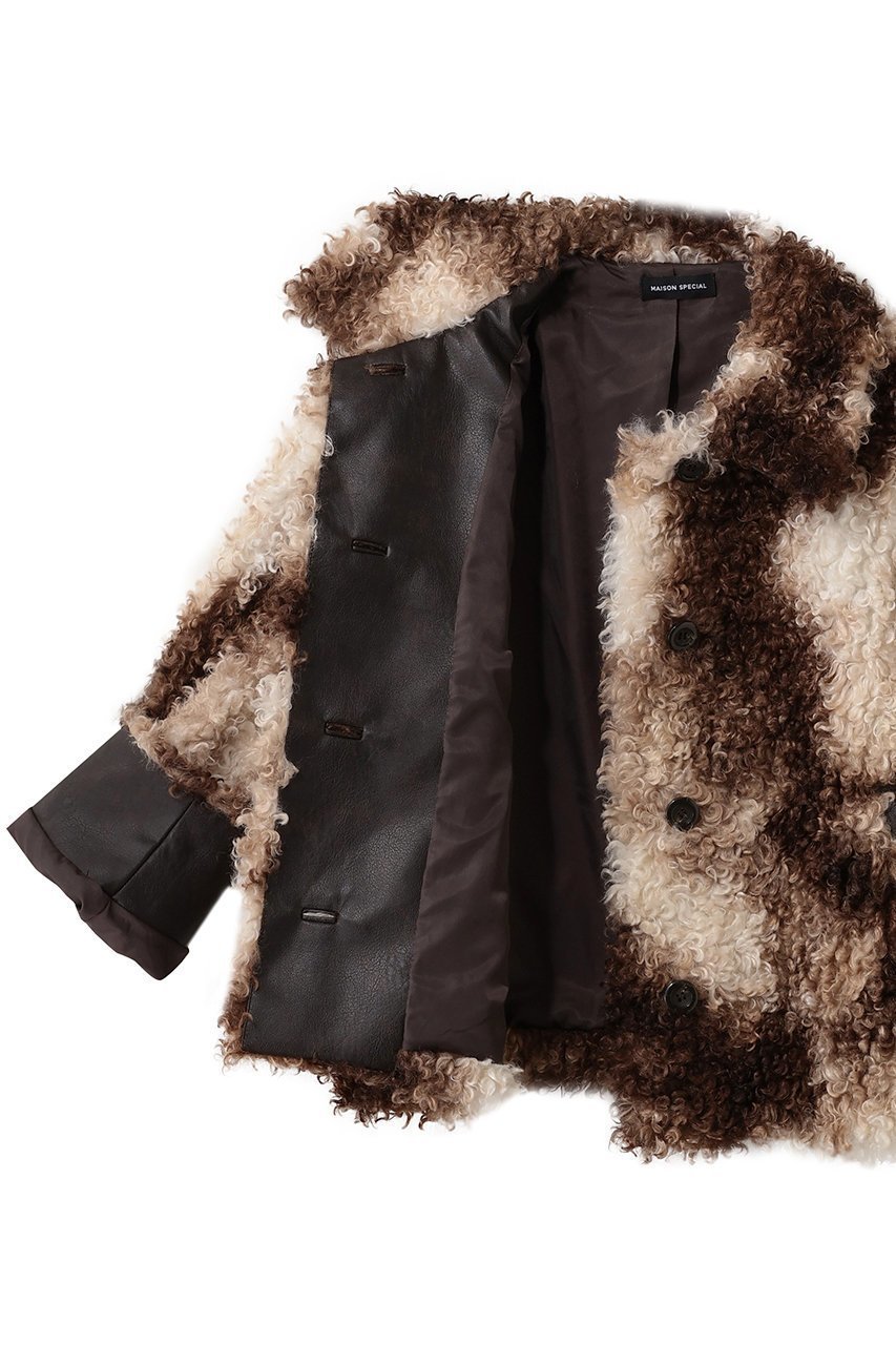 【メゾンスペシャル/MAISON SPECIAL】のAnimal Pattern Faux Fur Coat/アニマルパターンフェイクファーコート 人気、トレンドファッション・服の通販 founy(ファニー) ファッション Fashion レディースファッション Fashion for Women アウター Coat / Outerwear Collection コート・ロングコート・ピーコート Long Coats, Peacoats & More アニマル Animal Print インナー Innerwear シンプル Simple, Minimal フェイクレザー Faux Leather, PU Leather ポケット Pocket, Pocket Detail ロング Long, Long-Length 再入荷 Restock / Back in Stock other-8|ID: prp329100004758982 ipo3291000000034526000