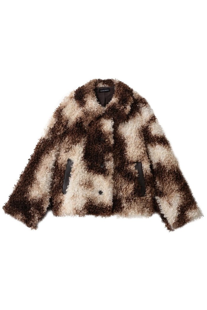 【メゾンスペシャル/MAISON SPECIAL】のAnimal Pattern Faux Fur Coat/アニマルパターンフェイクファーコート インテリア・キッズ・メンズ・レディースファッション・服の通販 founy(ファニー) https://founy.com/ ファッション Fashion レディースファッション Fashion for Women アウター Coat / Outerwear Collection コート・ロングコート・ピーコート Long Coats, Peacoats & More アニマル Animal Print インナー Innerwear シンプル Simple, Minimal フェイクレザー Faux Leather, PU Leather ポケット Pocket, Pocket Detail ロング Long, Long-Length |ID: prp329100004758982 ipo3291000000035618685