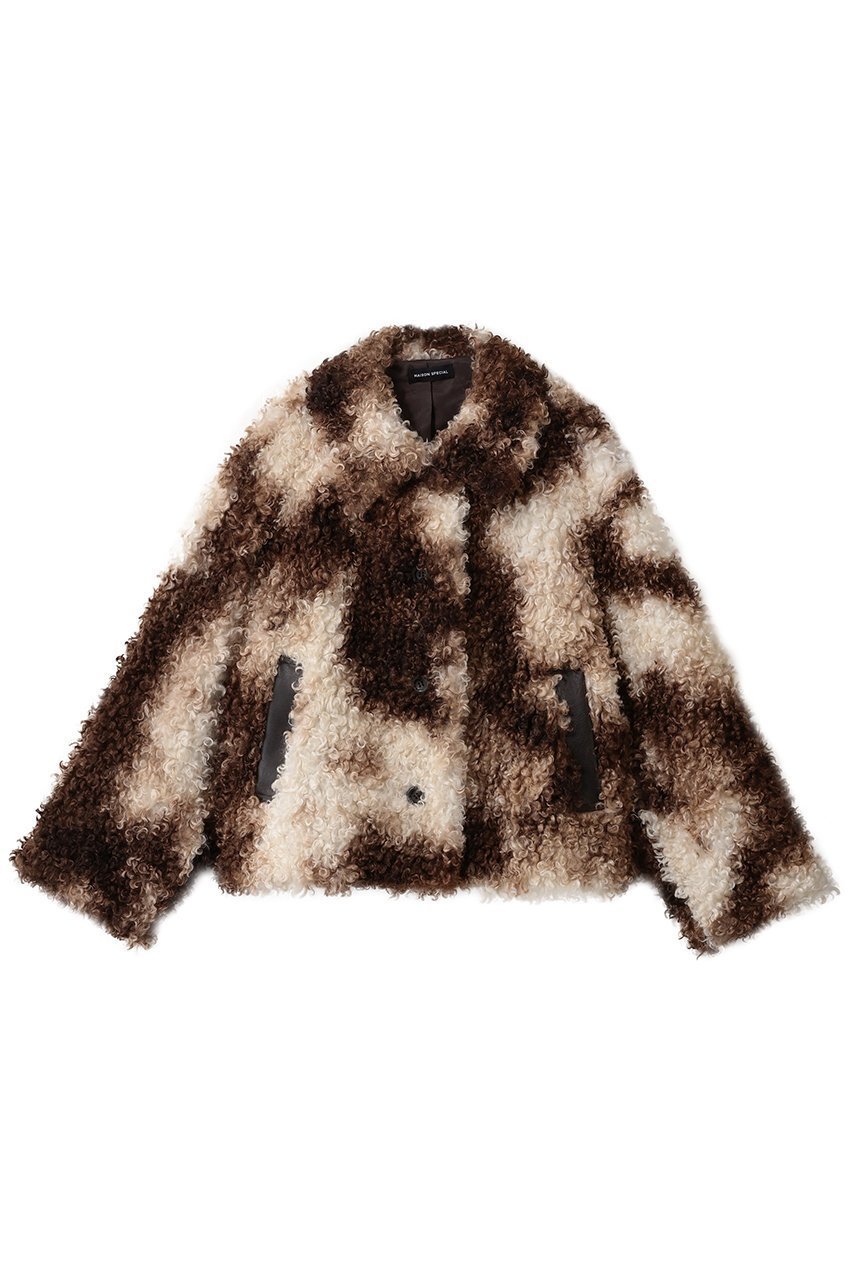 【メゾンスペシャル/MAISON SPECIAL】のAnimal Pattern Faux Fur Coat/アニマルパターンフェイクファーコート インテリア・キッズ・メンズ・レディースファッション・服の通販 founy(ファニー) 　ファッション　Fashion　レディースファッション　Fashion for Women　アウター　Coat / Outerwear Collection　コート・ロングコート・ピーコート　Long Coats, Peacoats & More　アニマル　Animal Print　インナー　Innerwear　シンプル　Simple, Minimal　フェイクレザー　Faux Leather, PU Leather　ポケット　Pocket, Pocket Detail　ロング　Long, Long-Length　MLT1(マルチカラー)|ID: prp329100004758982 ipo3291000000035618686