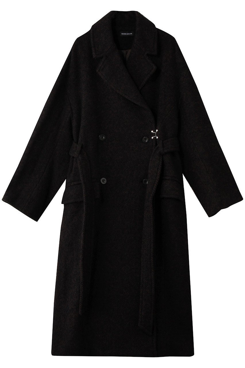 【メゾンスペシャル/MAISON SPECIAL】のHook Double Coat/ホックダブルコート インテリア・キッズ・メンズ・レディースファッション・服の通販 founy(ファニー) 　ファッション　Fashion　レディースファッション　Fashion for Women　アウター　Coat / Outerwear Collection　コート・ロングコート・ピーコート　Long Coats, Peacoats & More　シンプル　Simple, Minimal　ビッグ　Big, Oversized　ボトム　Bottoms, Lower Wear　ループ　Loop, Loop Knit　ロング　Long, Long-Length　冬　Winter / This Winter　NVY(ネイビー)|ID: prp329100004758984 ipo3291000000036692658