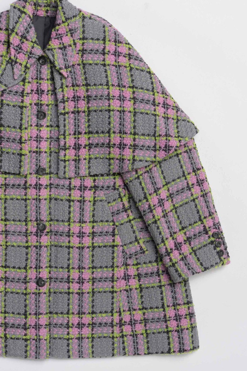 【メゾンスペシャル/MAISON SPECIAL】のColor Check 2Way Cape Coat/カラーチェック2WAYケープコート 人気、トレンドファッション・服の通販 founy(ファニー)  ファッション Fashion レディースファッション Fashion for Women アウター Coat / Outerwear Collection コート・ロングコート・ピーコート Long Coats, Peacoats & More クラシカル Classical, Vintage-Inspired スペシャル Special, Limited Edition セットアップ Set-Up, Coordinated Outfit チェック Check, Plaid, Tartan フラップ Flap, Flap Pocket モダン Modern, Contemporary ロング Long, Long-Length 冬 Winter / This Winter 新作・新入荷 New Arrivals / New In other-2|ID: prp329100004758985 ipo3291000000034433906