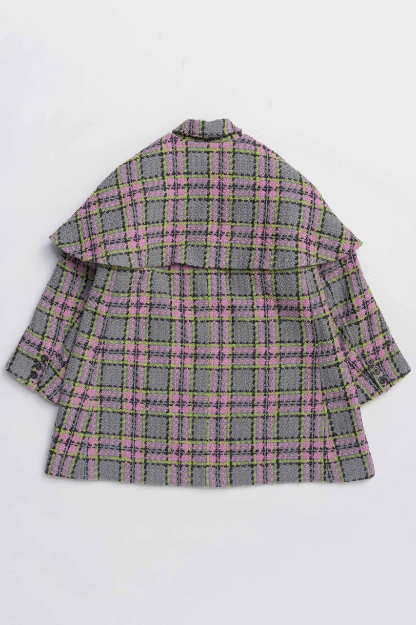 【メゾンスペシャル/MAISON SPECIAL】のColor Check 2Way Cape Coat/カラーチェック2WAYケープコート 人気、トレンドファッション・服の通販 founy(ファニー)  ファッション Fashion レディースファッション Fashion for Women アウター Coat / Outerwear Collection コート・ロングコート・ピーコート Long Coats, Peacoats & More クラシカル Classical, Vintage-Inspired スペシャル Special, Limited Edition セットアップ Set-Up, Coordinated Outfit チェック Check, Plaid, Tartan フラップ Flap, Flap Pocket モダン Modern, Contemporary ロング Long, Long-Length 冬 Winter / This Winter 新作・新入荷 New Arrivals / New In other-5|ID: prp329100004758985 ipo3291000000034433912