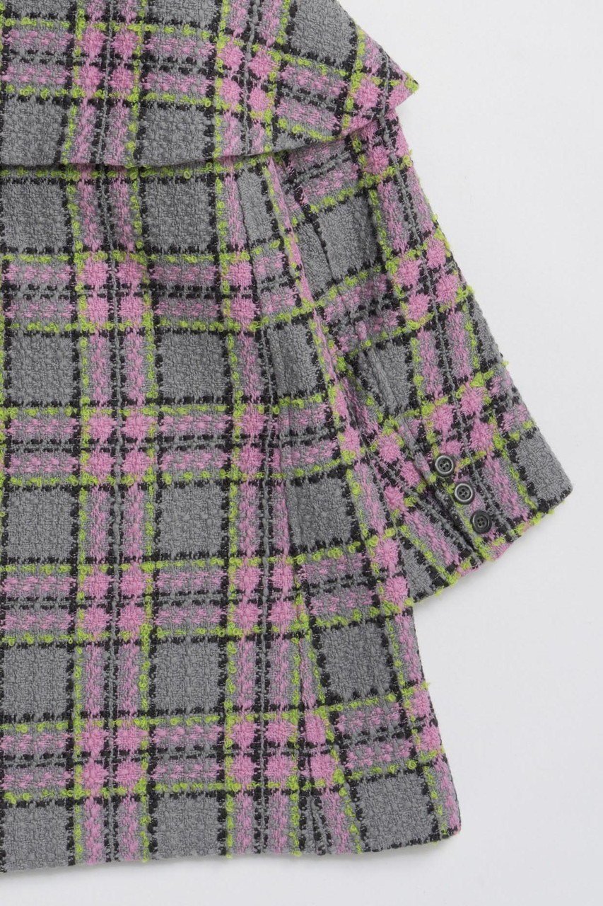 【メゾンスペシャル/MAISON SPECIAL】のColor Check 2Way Cape Coat/カラーチェック2WAYケープコート 人気、トレンドファッション・服の通販 founy(ファニー)  ファッション Fashion レディースファッション Fashion for Women アウター Coat / Outerwear Collection コート・ロングコート・ピーコート Long Coats, Peacoats & More クラシカル Classical, Vintage-Inspired スペシャル Special, Limited Edition セットアップ Set-Up, Coordinated Outfit チェック Check, Plaid, Tartan フラップ Flap, Flap Pocket モダン Modern, Contemporary ロング Long, Long-Length 冬 Winter / This Winter 新作・新入荷 New Arrivals / New In other-6|ID: prp329100004758985 ipo3291000000034433913