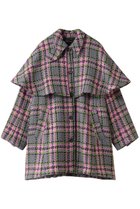 【メゾンスペシャル/MAISON SPECIAL】のColor Check 2Way Cape Coat/カラーチェック2WAYケープコート PNK(ピンク)|ID: prp329100004758985 ipo3291000000035618701