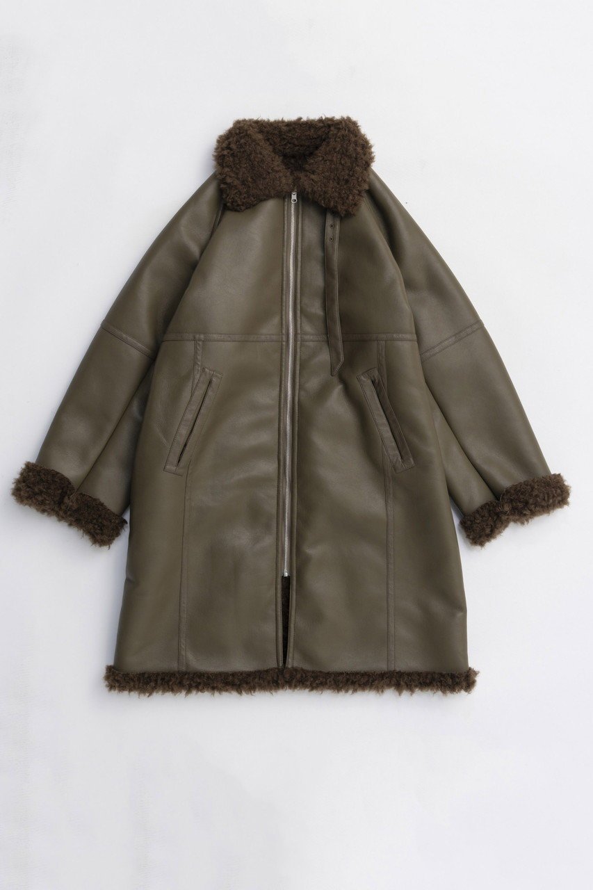 【メゾンスペシャル/MAISON SPECIAL】のReversible Faux Mouton Coat/リバーシブルフェイクムートンコート 人気、トレンドファッション・服の通販 founy(ファニー)  ファッション Fashion レディースファッション Fashion for Women アウター Coat / Outerwear Collection コート・ロングコート・ピーコート Long Coats, Peacoats & More インナー Innerwear シンプル Simple, Minimal スニーカー Sneakers, Trainers スラックス Slacks, Dress Pants タートル Turtleneck, Turtle Collar デニム Denim, Jeans Material フェイクファー Faux Fur, Imitation Fur マフラー Scarf, Muffler リアル Real, Realistic ロング Long, Long-Length エレガント 上品 Elegant 新作・新入荷 New Arrivals / New In other-2|ID: prp329100004758986 ipo3291000000034433922