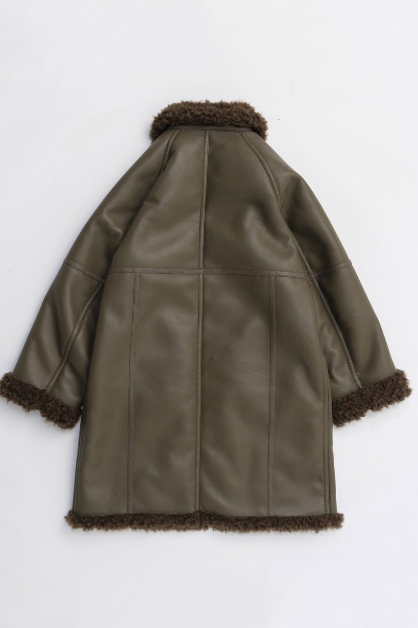 【メゾンスペシャル/MAISON SPECIAL】のReversible Faux Mouton Coat/リバーシブルフェイクムートンコート 人気、トレンドファッション・服の通販 founy(ファニー)  ファッション Fashion レディースファッション Fashion for Women アウター Coat / Outerwear Collection コート・ロングコート・ピーコート Long Coats, Peacoats & More インナー Innerwear シンプル Simple, Minimal スニーカー Sneakers, Trainers スラックス Slacks, Dress Pants タートル Turtleneck, Turtle Collar デニム Denim, Jeans Material フェイクファー Faux Fur, Imitation Fur マフラー Scarf, Muffler リアル Real, Realistic ロング Long, Long-Length エレガント 上品 Elegant 新作・新入荷 New Arrivals / New In other-6|ID: prp329100004758986 ipo3291000000034433927