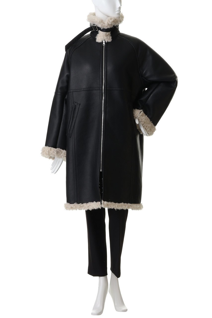【メゾンスペシャル/MAISON SPECIAL】のReversible Faux Mouton Coat/リバーシブルフェイクムートンコート 大人の最旬トレンドファッション＆コーディネート founy(ファウニー) 　ファッション　Fashion　レディースファッション　Fashion for Women　アウター　Coat / Outerwear Collection　コート・ロングコート・ピーコート　Long Coats, Peacoats & More　インナー　Innerwear　シンプル　Simple, Minimal　スニーカー　Sneakers, Trainers　スラックス　Slacks, Dress Pants　タートル　Turtleneck, Turtle Collar　デニム　Denim, Jeans Material　フェイクファー　Faux Fur, Imitation Fur　マフラー　Scarf, Muffler　リアル　Real, Realistic　ロング　Long, Long-Length　エレガント 上品　Elegant　other-7|ID: prp329100004758986 ipo3291000000036890876
