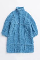 【メゾンスペシャル/MAISON SPECIAL】のCut Off High Neck Boa Coat/カットオフハイネックボアコート BLU(ブルー)|ID: prp329100004758988 ipo3291000000034433936