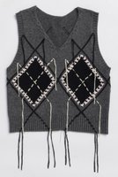 【メゾンスペシャル/MAISON SPECIAL】のStitch Argyle Knit Vest/ステッチアーガイルニットベスト 人気、トレンドファッション・服の通販 founy(ファニー) ファッション Fashion レディースファッション Fashion for Women トップス・カットソー Cut & Sew Tops ニット Knit Tops & Sweaters ベスト&ジレ / 重ね着スタイル Vests & Gilets カジュアルプルオーバー・ニットトップス Pullovers & Knit Tops / Casual Pullovers インナー Innerwear カットソー Cut and Sewn Top クラシカル Classical, Vintage-Inspired フォーマル Formal, Dressy ベスト Vest, Waistcoat 冬 Winter / This Winter 新作・新入荷 New Arrivals / New In |ID:prp329100004758989