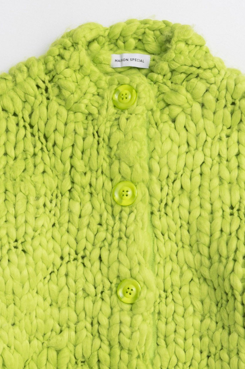 【メゾンスペシャル/MAISON SPECIAL】のHand Slub Knit Cardigan/ハンドスラブニットカーディガン 人気、トレンドファッション・服の通販 founy(ファニー) 　ファッション　Fashion　レディースファッション　Fashion for Women　トップス・カットソー　Cut & Sew Tops　ニット　Knit Tops & Sweaters　カーディガン・羽織り　Layered Style Cardigans　秋　Autumn　カーディガン　Cardigan, Knitwear　手編み　Hand-Knitted, Handmade Knit　ハンド　Hand, Handmade　パッチ　Patch, Appliqué　フロント　Front, Front Design　別注　Limited Edition, Custom Order　新作・新入荷　New Arrivals / New In　other-2|ID: prp329100004758990 ipo3291000000034433967