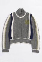 【メゾンスペシャル/MAISON SPECIAL】のNumbering High Neck Zip Knit Tops/ナンバリングハイネックジップニット GRY(グレー)|ID: prp329100004758991 ipo3291000000034433980