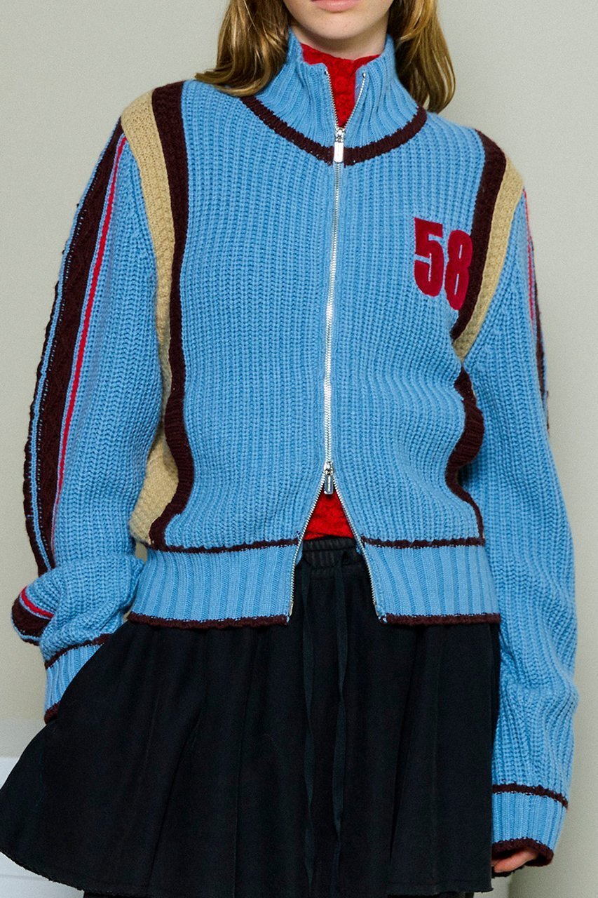 【メゾンスペシャル/MAISON SPECIAL】のNumbering High Neck Zip Knit Tops/ナンバリングハイネックジップニット 人気、トレンドファッション・服の通販 founy(ファニー) ファッション Fashion レディースファッション Fashion for Women トップス・カットソー Cut & Sew Tops ニット Knit Tops & Sweaters カジュアルプルオーバー・ニットトップス Pullovers & Knit Tops / Casual Pullovers フロント Front, Front Design ヴィンテージ Vintage Style 新作・新入荷 New Arrivals / New In 秋 Autumn other-2|ID: prp329100004758991 ipo3291000000034433983