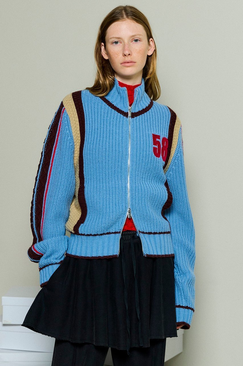 【メゾンスペシャル/MAISON SPECIAL】のNumbering High Neck Zip Knit Tops/ナンバリングハイネックジップニット 人気、トレンドファッション・服の通販 founy(ファニー) ファッション Fashion レディースファッション Fashion for Women トップス・カットソー Cut & Sew Tops ニット Knit Tops & Sweaters カジュアルプルオーバー・ニットトップス Pullovers & Knit Tops / Casual Pullovers フロント Front, Front Design ヴィンテージ Vintage Style 新作・新入荷 New Arrivals / New In 秋 Autumn other-3|ID: prp329100004758991 ipo3291000000034433984