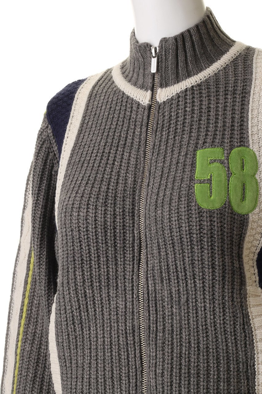 【メゾンスペシャル/MAISON SPECIAL】のNumbering High Neck Zip Knit Tops/ナンバリングハイネックジップニット 人気、トレンドファッション・服の通販 founy(ファニー) 　ファッション　Fashion　レディースファッション　Fashion for Women　トップス・カットソー　Cut & Sew Tops　ニット　Knit Tops & Sweaters　カジュアルプルオーバー・ニットトップス　Pullovers & Knit Tops / Casual Pullovers　フロント　Front, Front Design　ヴィンテージ　Vintage Style　秋　Autumn　other-8|ID: prp329100004758991 ipo3291000000034664301