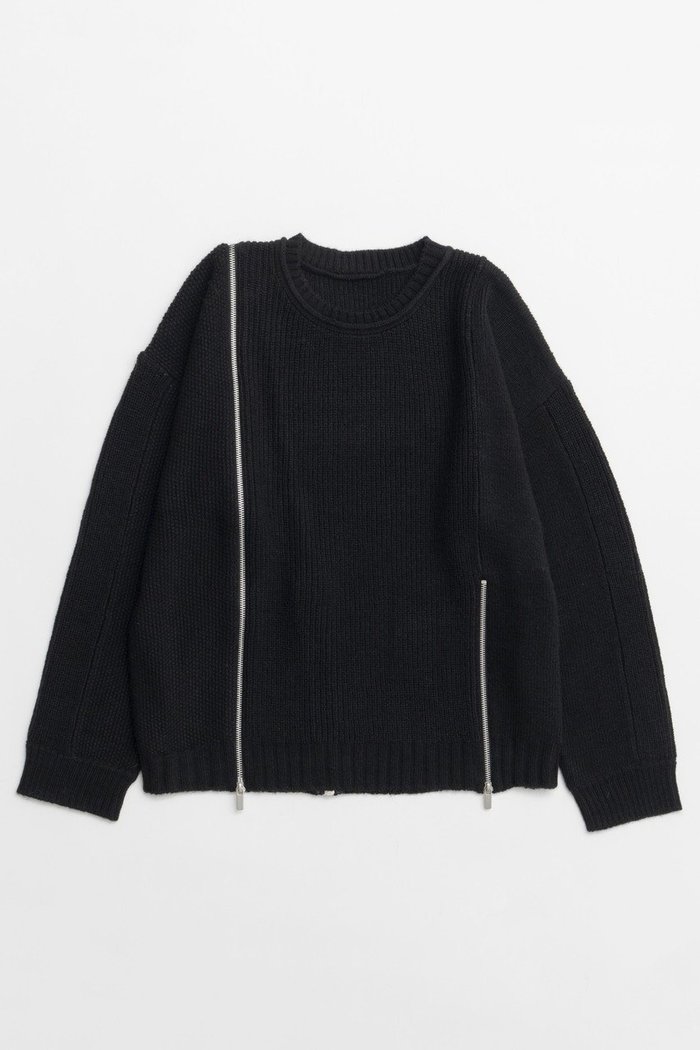 【メゾンスペシャル/MAISON SPECIAL】のLong Zipper Knit Pullover/ロングファスナ-ニット インテリア・キッズ・メンズ・レディースファッション・服の通販 founy(ファニー) https://founy.com/ ファッション Fashion レディースファッション Fashion for Women トップス・カットソー Cut & Sew Tops ニット Knit Tops & Sweaters カジュアルプルオーバー・ニットトップス Pullovers & Knit Tops / Casual Pullovers インナー Innerwear シンプル Simple, Minimal メタル Metal, Metal Parts ロング Long, Long-Length 再入荷 Restock / Back in Stock |ID: prp329100004758992 ipo3291000000034433993