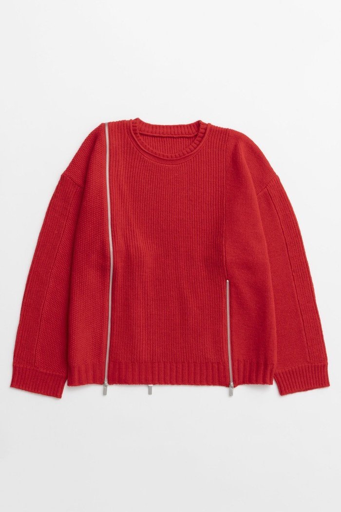 【メゾンスペシャル/MAISON SPECIAL】のLong Zipper Knit Pullover/ロングファスナ-ニット インテリア・キッズ・メンズ・レディースファッション・服の通販 founy(ファニー) https://founy.com/ ファッション Fashion レディースファッション Fashion for Women トップス・カットソー Cut & Sew Tops ニット Knit Tops & Sweaters カジュアルプルオーバー・ニットトップス Pullovers & Knit Tops / Casual Pullovers インナー Innerwear シンプル Simple, Minimal メタル Metal, Metal Parts ロング Long, Long-Length 新作・新入荷 New Arrivals / New In |ID: prp329100004758992 ipo3291000000034433999