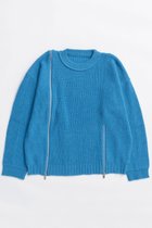 【メゾンスペシャル/MAISON SPECIAL】のLong Zipper Knit Pullover/ロングファスナ-ニット BLU(ブルー)|ID: prp329100004758992 ipo3291000000034434001