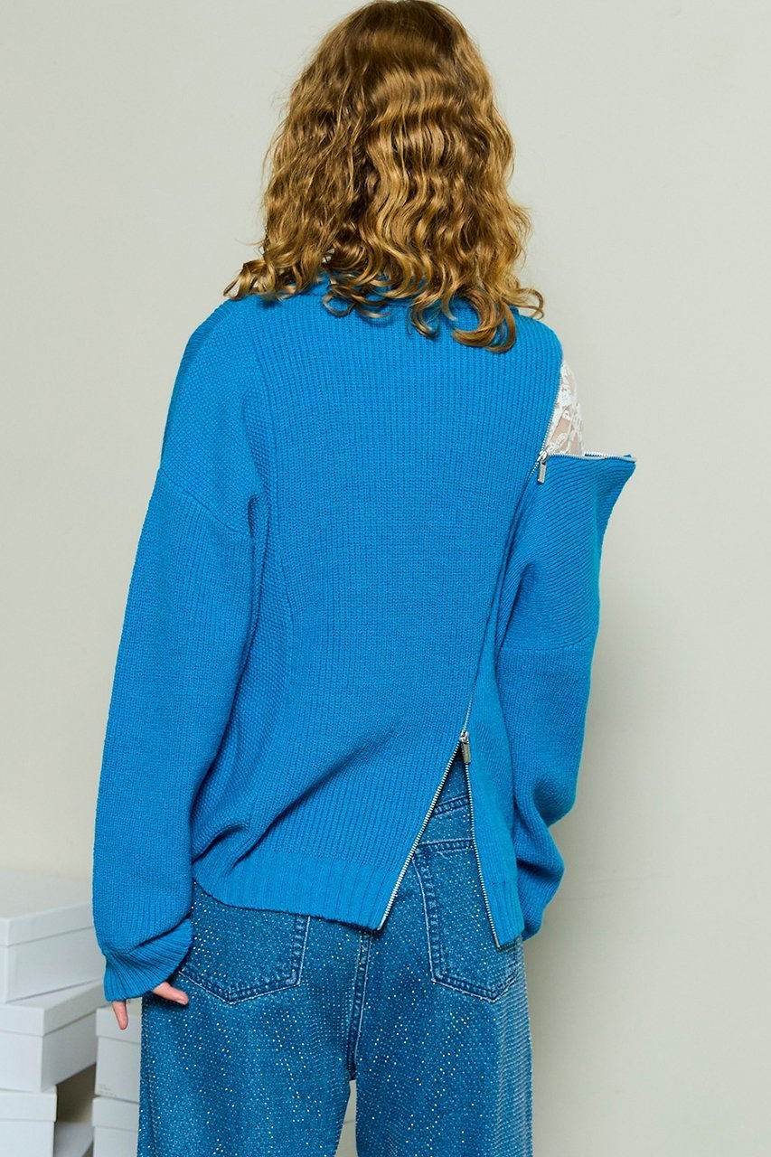 【メゾンスペシャル/MAISON SPECIAL】のLong Zipper Knit Pullover/ロングファスナ-ニット 人気、トレンドファッション・服の通販 founy(ファニー) ファッション Fashion レディースファッション Fashion for Women トップス・カットソー Cut & Sew Tops ニット Knit Tops & Sweaters カジュアルプルオーバー・ニットトップス Pullovers & Knit Tops / Casual Pullovers インナー Innerwear シンプル Simple, Minimal メタル Metal, Metal Parts ロング Long, Long-Length 再入荷 Restock / Back in Stock other-3|ID: prp329100004758992 ipo3291000000034434003